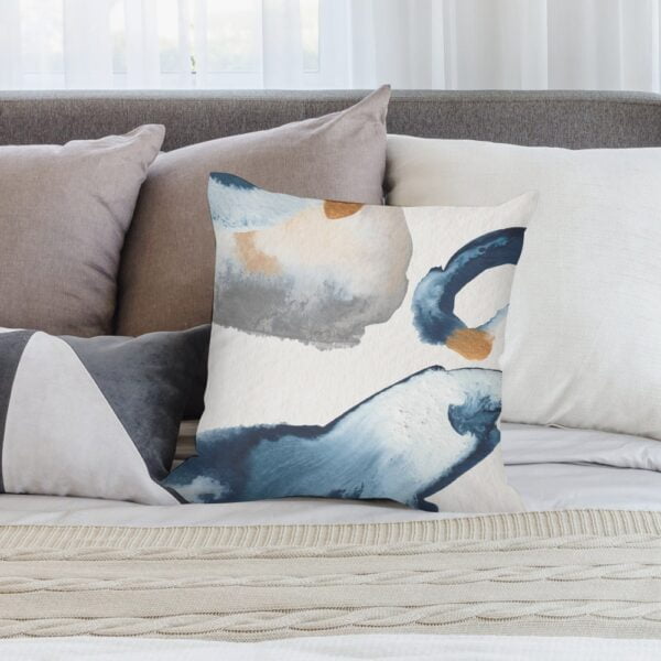 Plush Watercolor Pillowcase