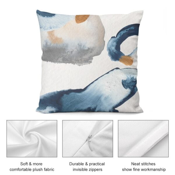 Plush Watercolor Pillowcase