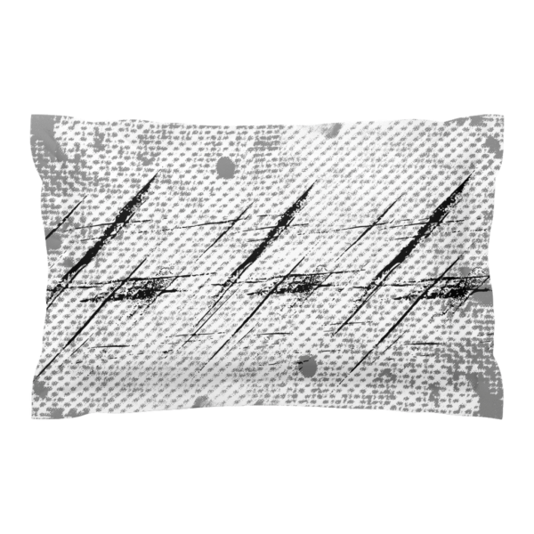 Monochrome Abstract Pillow Sham