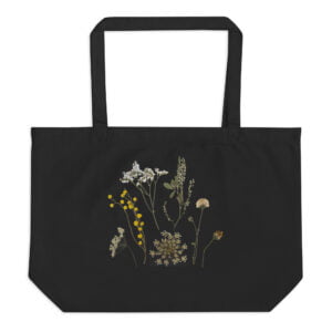 Large organic tote bag