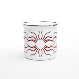 Sunburst Enamel Mug Lightweight