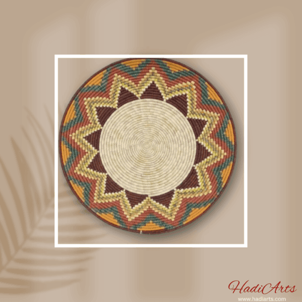 Wall Hanging Handwoven decor Boho Sunburst HadiArts Exclusive - Image 3