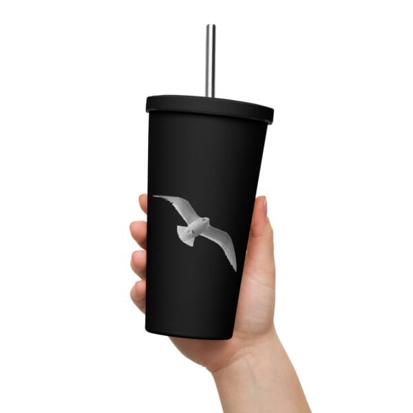 Insulated Travel Tumbler Stylish Stainless Steel with Straw - Image 6