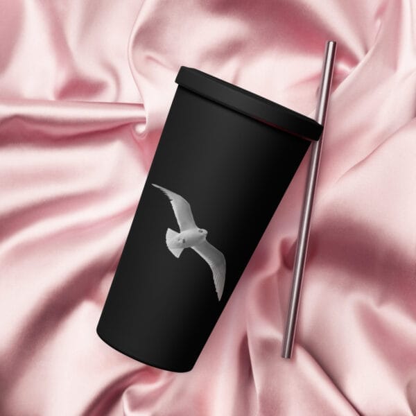 Insulated Travel Tumbler Stylish Stainless Steel with Straw - Image 11