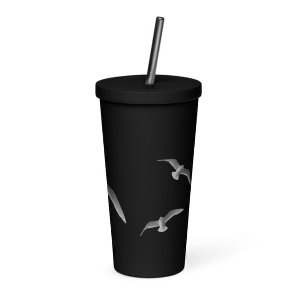 Insulated Travel Tumbler Stylish Stainless Steel with Straw - Image 7