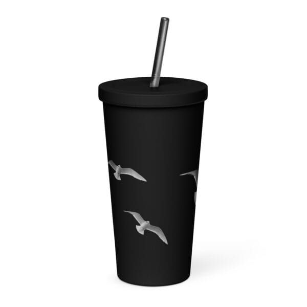 Insulated Travel Tumbler Stylish Stainless Steel with Straw - Image 8