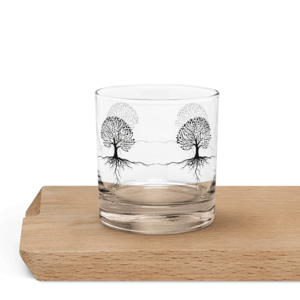 Rooted Elegance Rocks Glass Stylish Rocks Glasses By HadiArts - Image 6