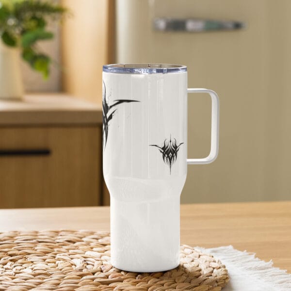 Stainless Steel Travel Mug with Handle - Image 13