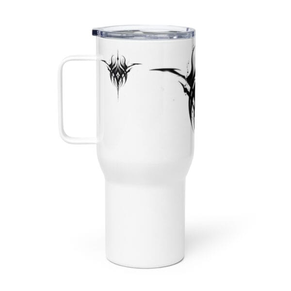 Stainless Steel Travel Mug with Handle - Image 3